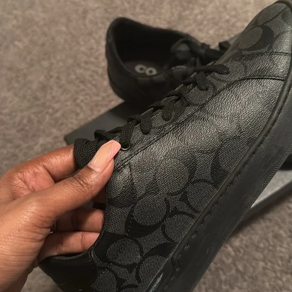 Men’s black Luxury Coach Sneakers - Picture 3 of 5
